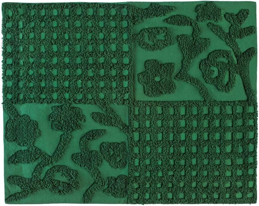 Collections Etc Marietta Textured Patchwork Chenille Matching Standard Size Pillow Sham to Instantly Add Texture and Elegance