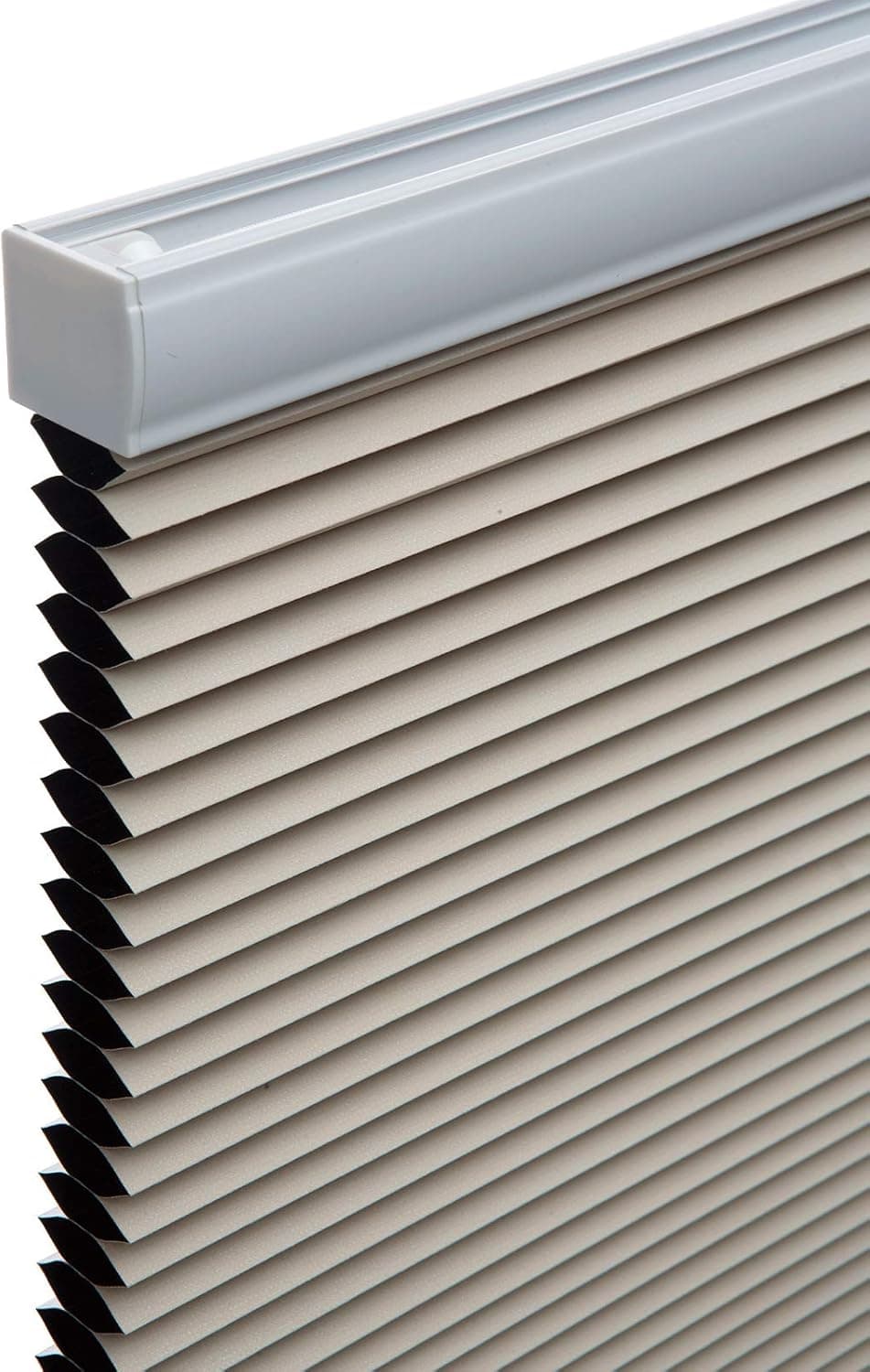Changshade Cordless Blackout Customized Cellular Shade, Honeycomb Shade with The Diameter of 1.5 inch Honeycombs, Room Darkening Pleated Window Shade for Bedroom, Children Room, Beige
