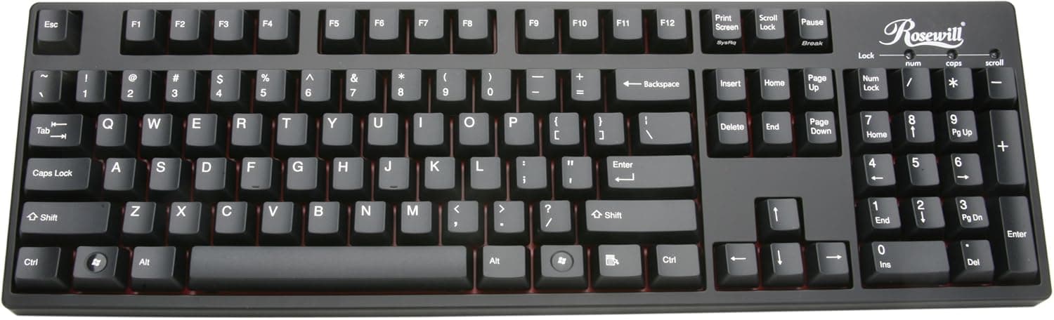 Rosewill Mechanical Keyboard with Cherry MX Red Switch (RK-9000RE)