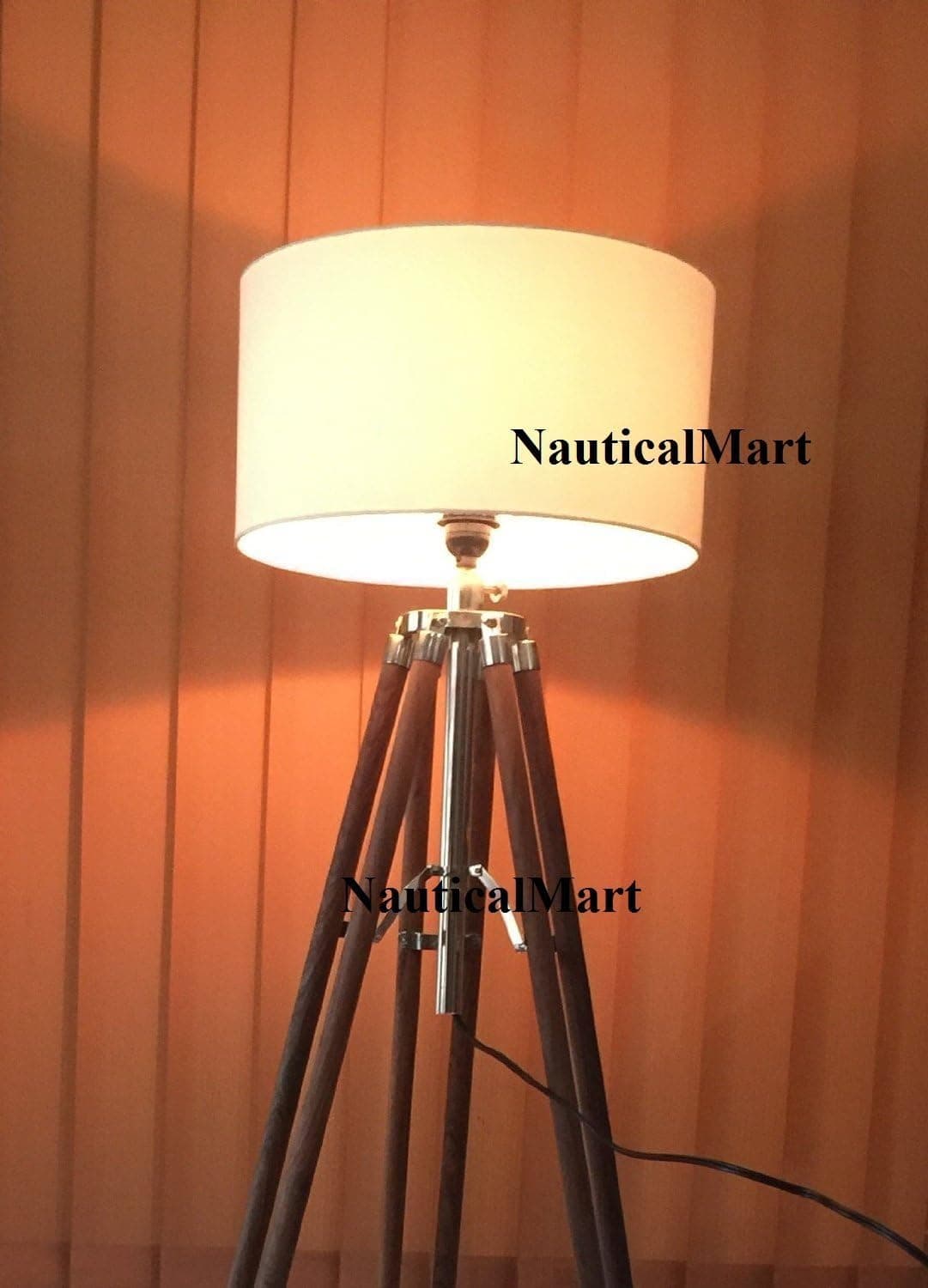 Royal Designer Tripod Floor Lamp by NauticalMart