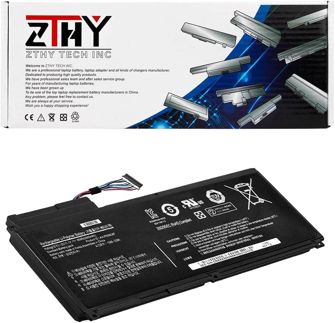ZTHY Compatible Aa-pn3nc6f Laptop Battery Replacement for Samsung Np-qx310 Qx410 Qx411 Qx510 Qx511 Sf510 SF310 SF410 SF510 Series Laptop Aa-pn3vc6b Ba43-00270a 11.1V 5500mAh 61WH