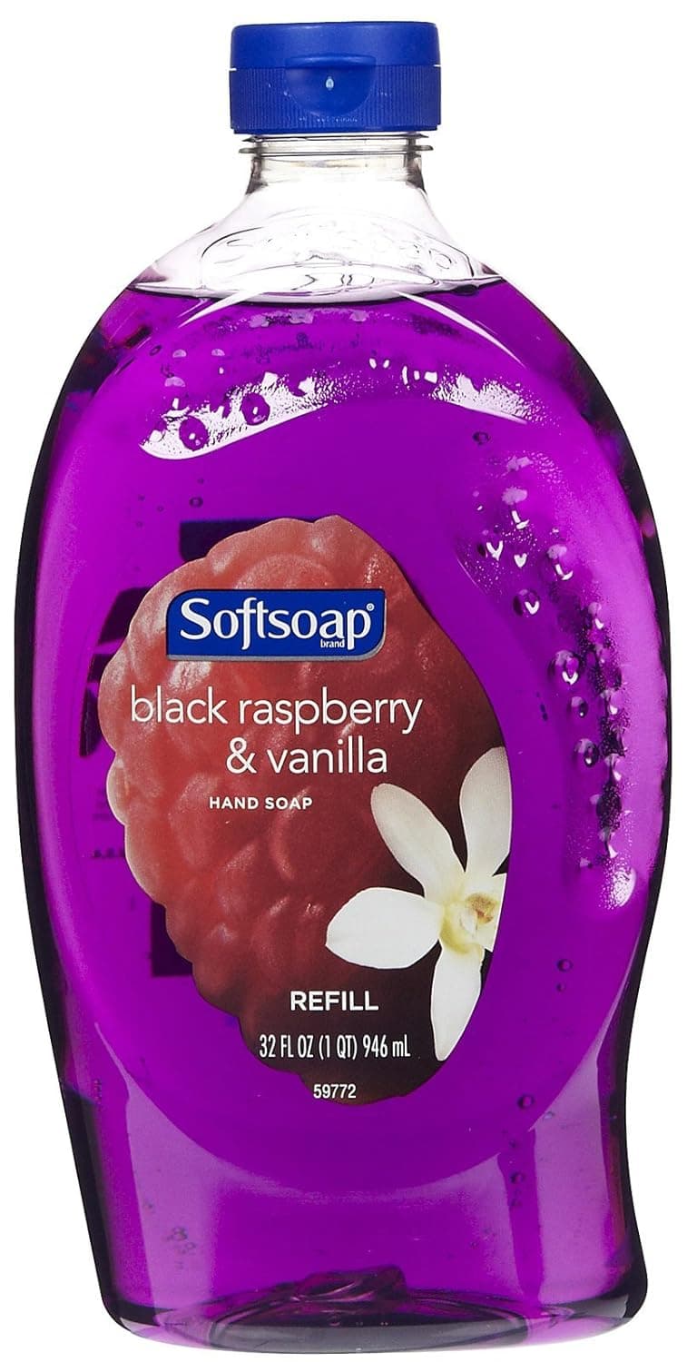 Softsoap Premium Hand Soap Refill, Black Raspberry & Vanilla 32 fl oz (946 ml)