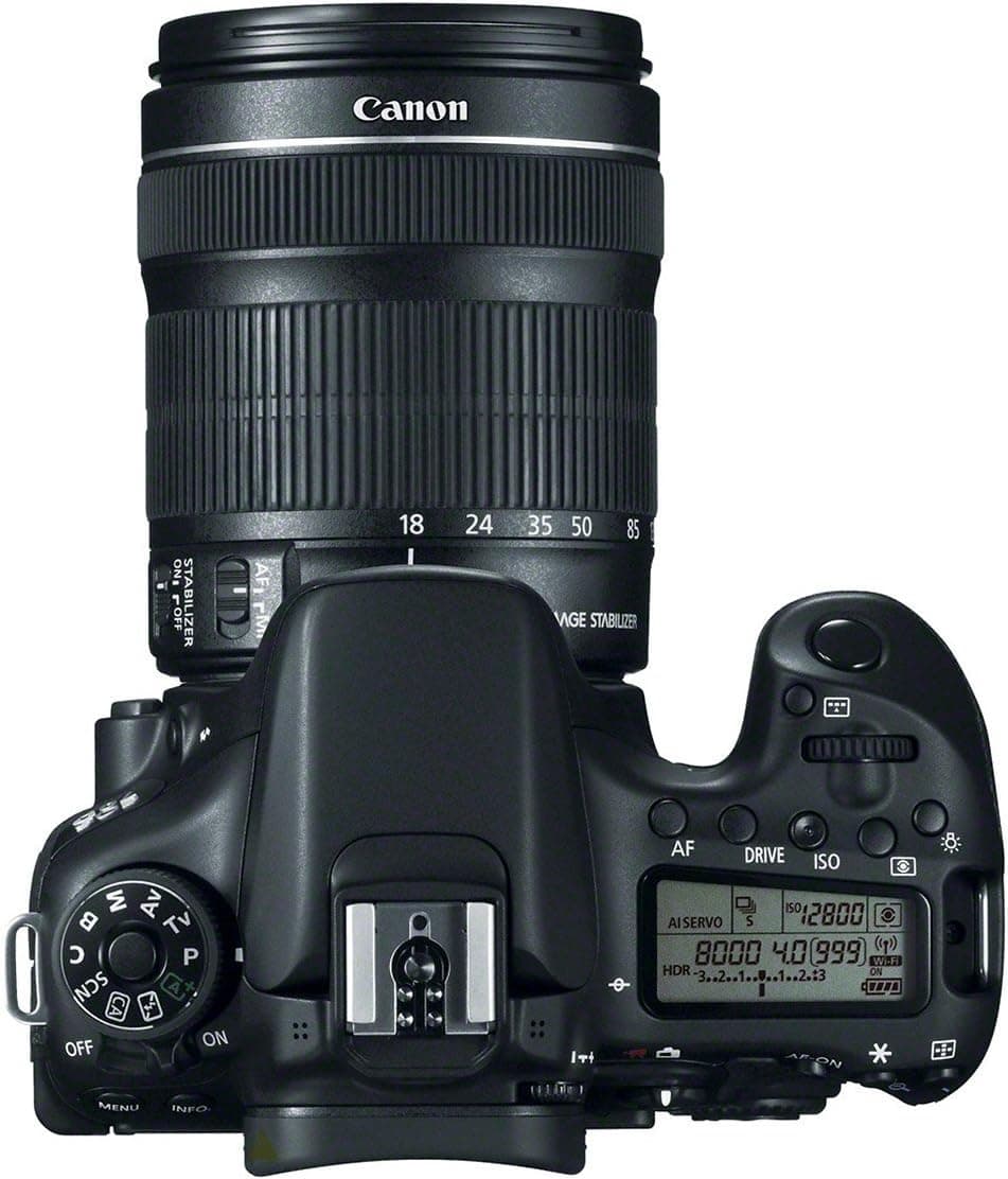 Canon EOS 70D 20.2 MP Digital SLR Camera with Dual Pixel CMOS AF and EF-S 18-135mm F3.5-5.6 IS STM Kit Bundle with Canon EF-S 55-250mm f/4.0-5.6 IS II Telephoto Zoom Lens, 64GB High Speed Card, Spare Battery (Qty 2), Rapid Charger, Filters + MORE!