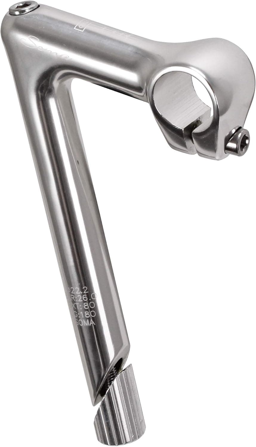 Soma Fabrications Sutro quill stem, (26.0) 80mm - Silver - 25871