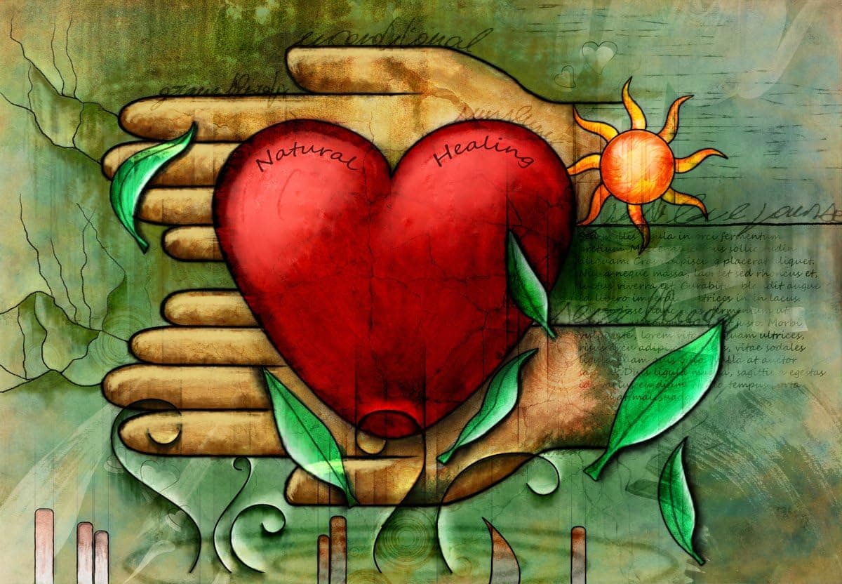 Love and Peace Natural Healing Heart Jigsaw Puzzle 500 Pieces Magic Human Collection with Flyer Bonus