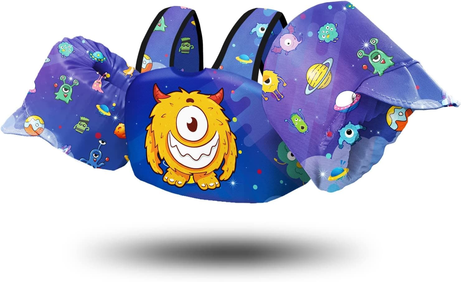 Chriffer Kids Swim Vest Life Jacket for 22-66 Pounds Boys and Girls, Toddler Floaties with Shoulder Harness Arm Wings for 2,3,4,5,6,7 Years Old Baby