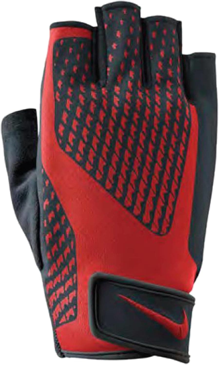 Nike Men's Core Lock Training Gloves 2.0 (Black/University Red, Medium)