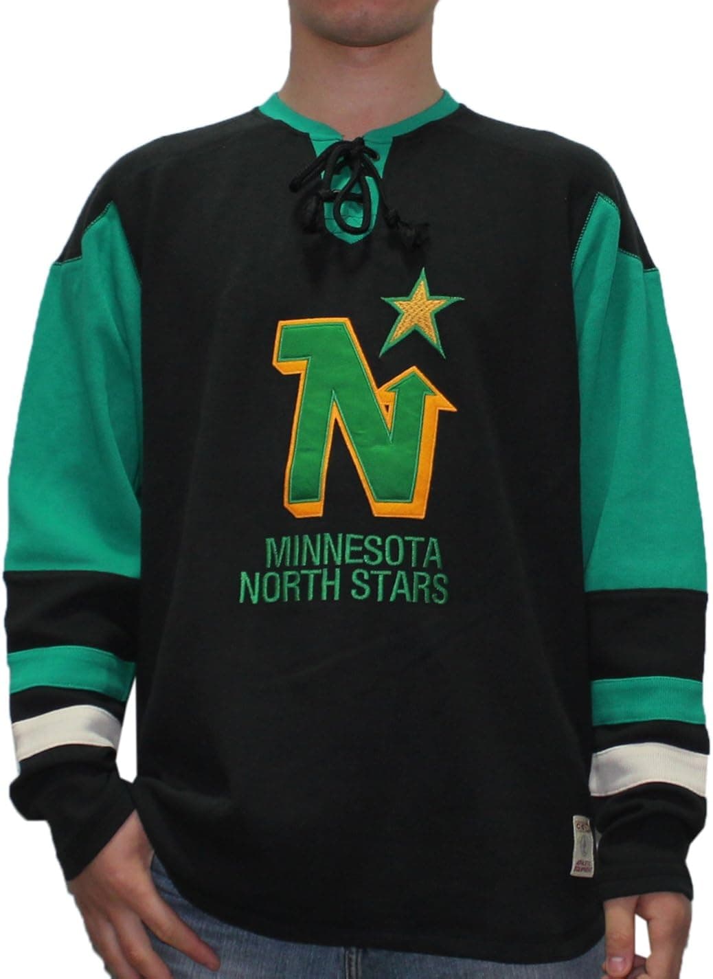Mens NHL - MINNESOTA NORTH STARS Vintage Look Hockey Jersey
