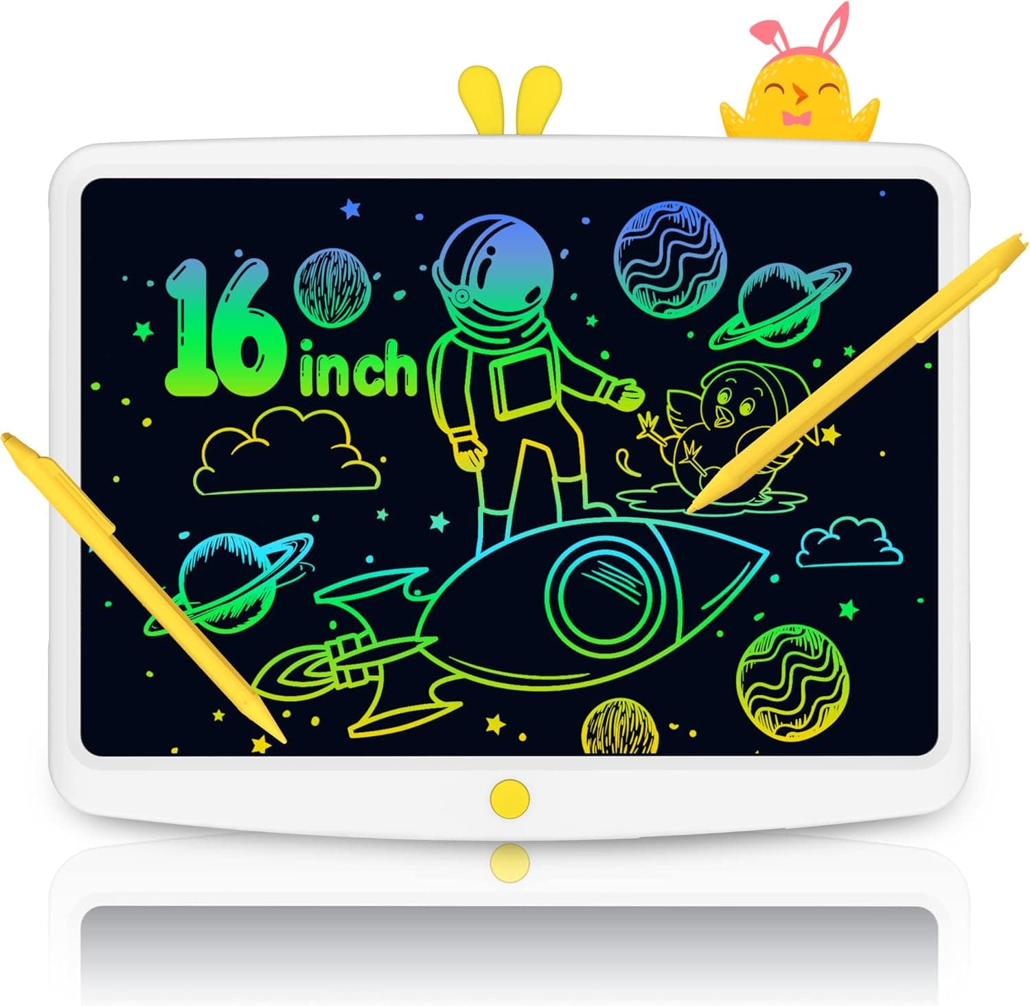TUGAU LCD Writing Tablet for Kids,16.5 Inch Large Screen Doodle Board Writing Pad, Erasable Electronic Drawing Writing Pads, Educational and Learning Girls Gifts Toys for 3 4 5 6 7 Year Old Girls Boys