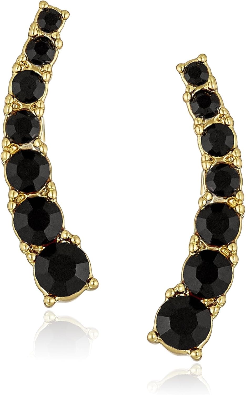 kate spade new york "Dainty Sparklers" Jet Ear Pin Earrings