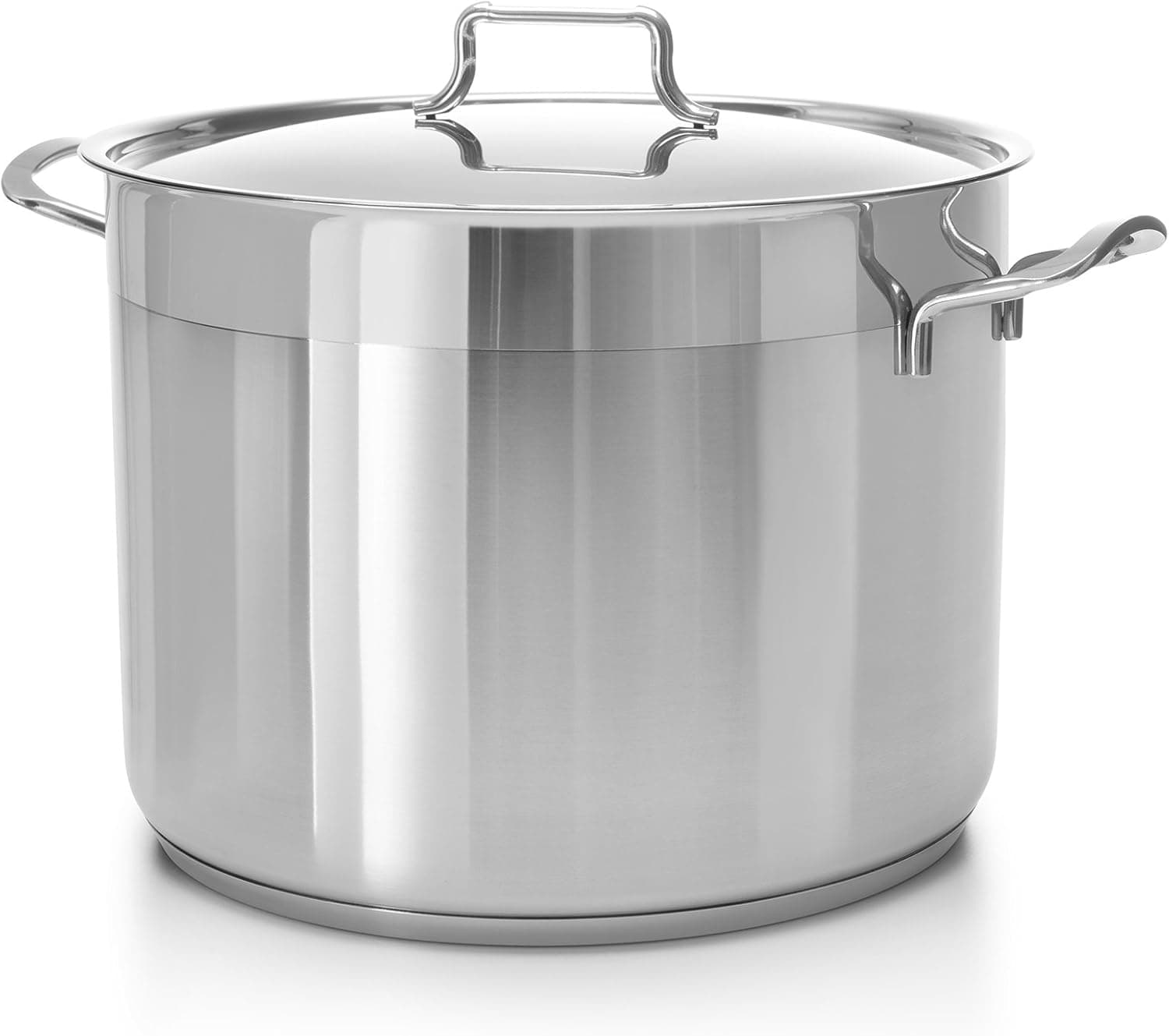 Hascevher Industry Leading Commercial-Grade 18/10 Stainless Steel Stock Pot with Cover 9 Quart, Induction Compatible
