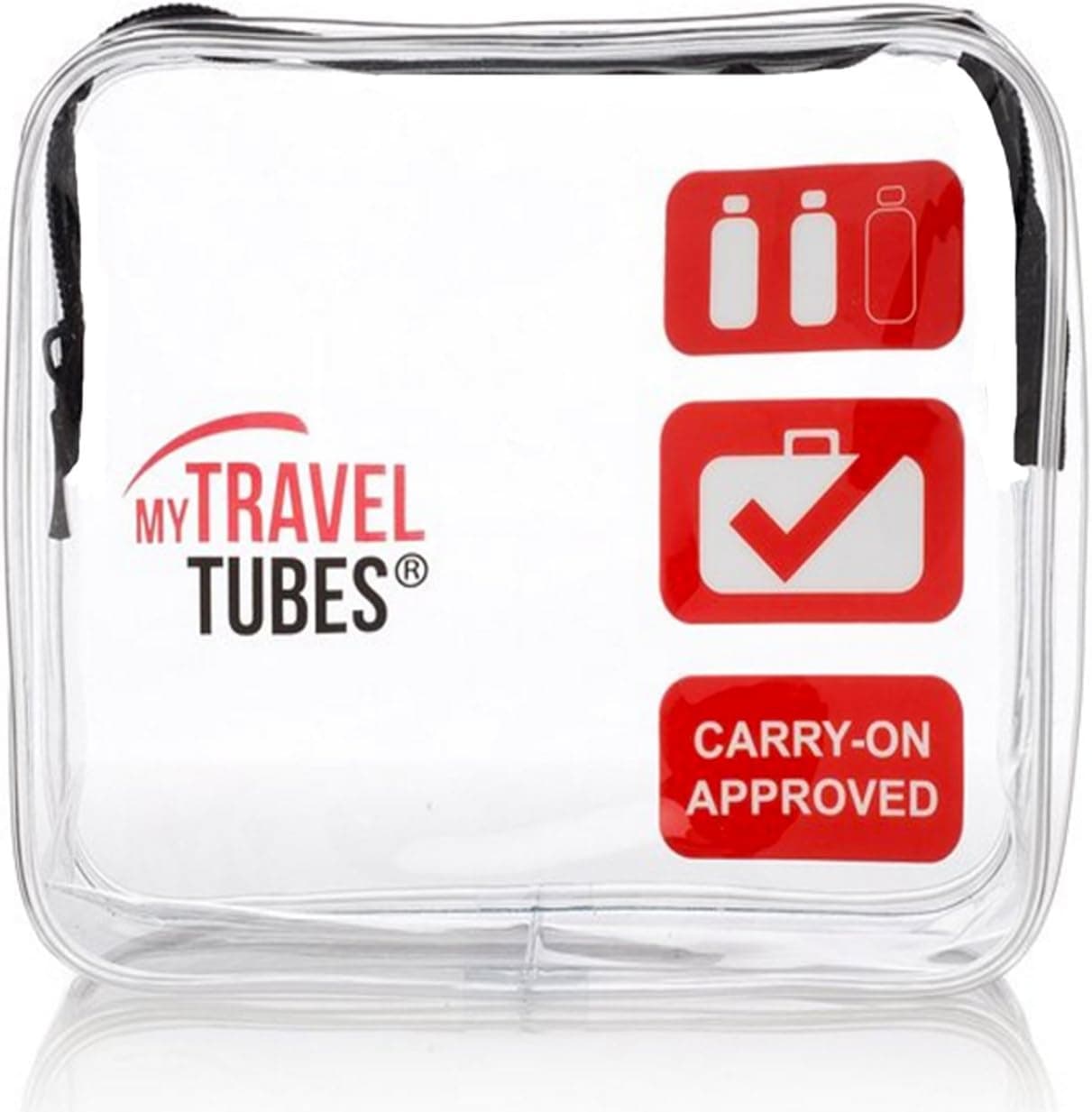 TSA Approved 3-1-1 Airline Carry On Clear Travel Toiletry Bag | Quart Sized