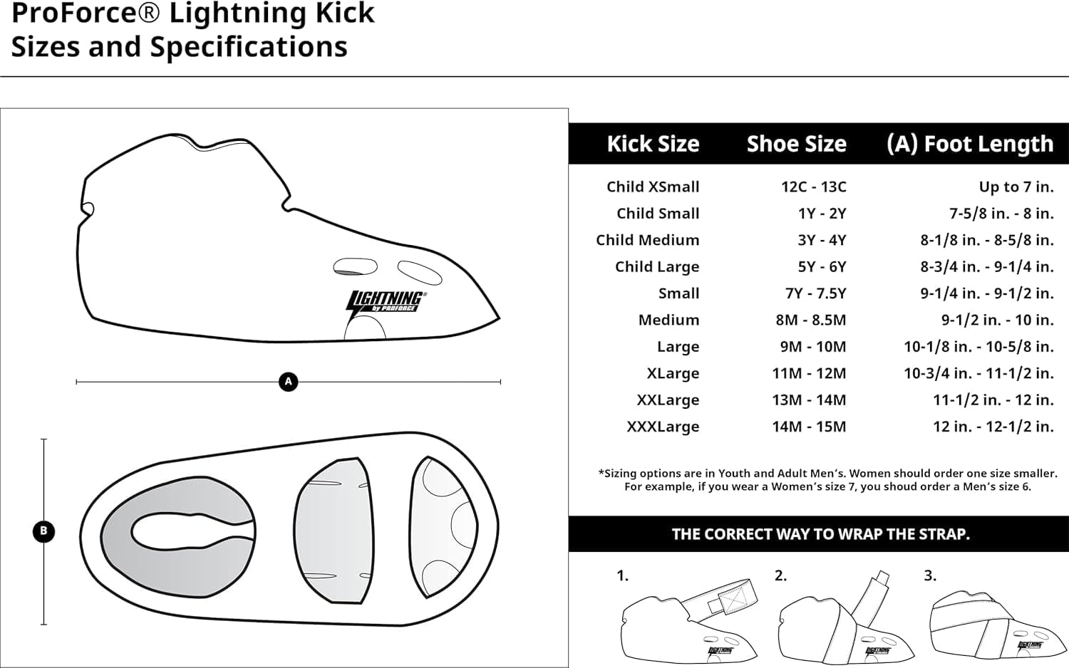 Pro Force Lightning Kicks Sparring Shoes/Footgear