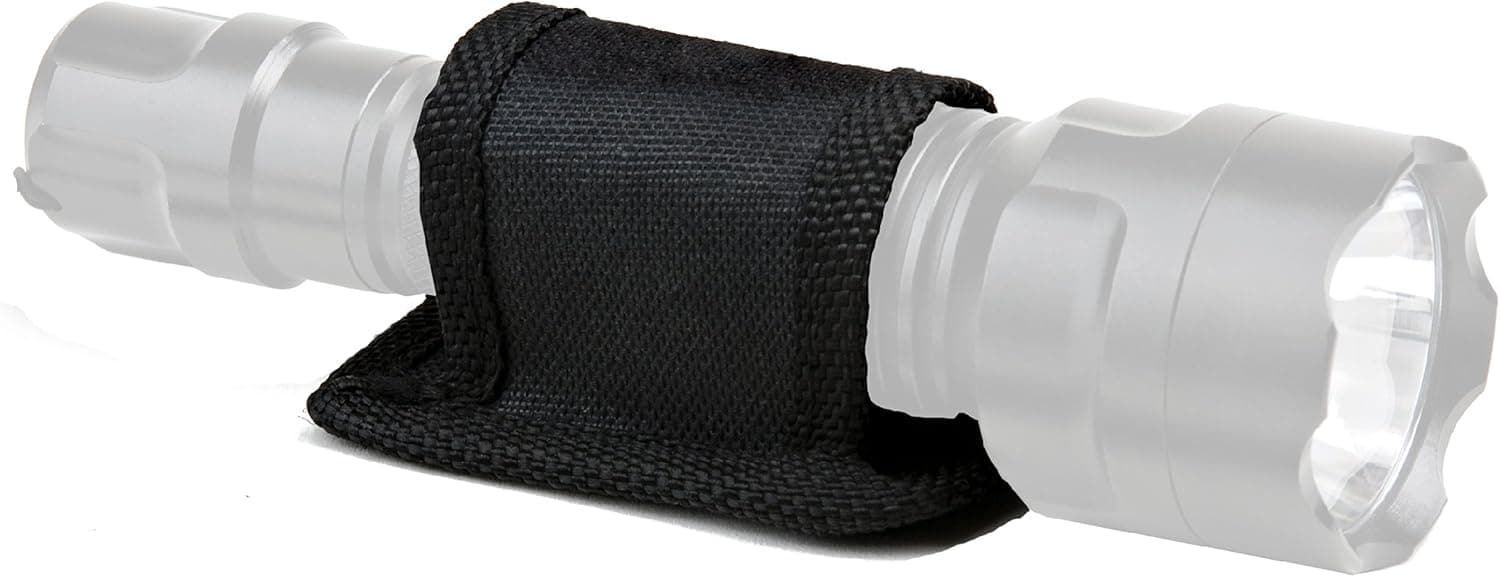 Guard Dog Security Mini Nylon Holster with Belt Loop for Flashlights and Stun Guns (Black)