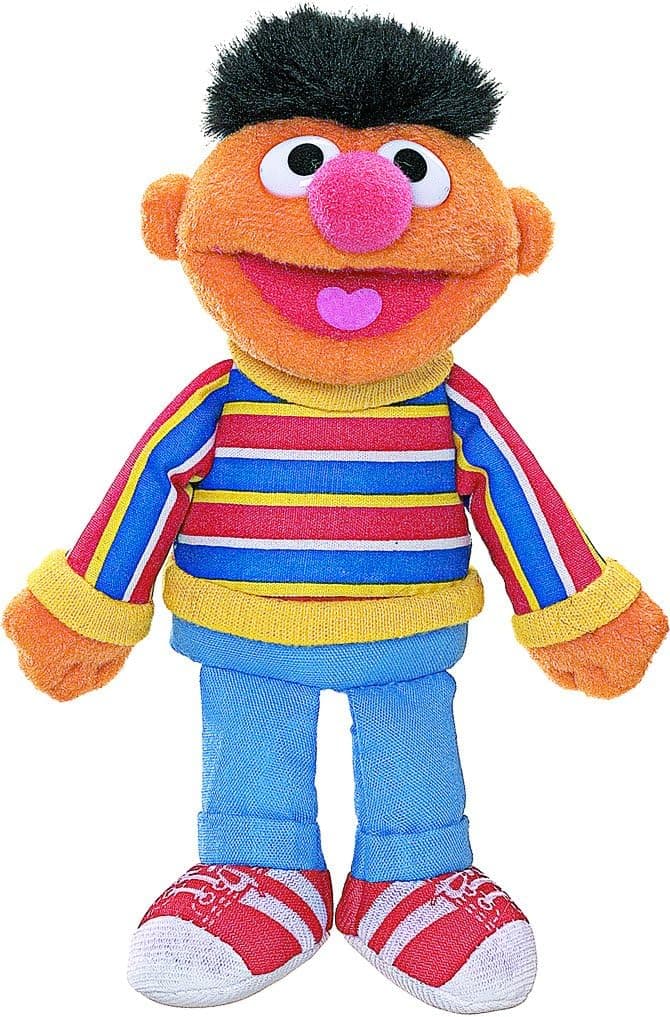 Gund Sesame Street Ernie Finger Puppet 6" Puppets