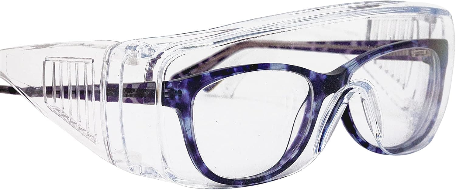 SAFE HANDLER Diamont Vented Over Glasses Safety Glasses | Meets ANSI Z87.1, Impact Resistant Polycarbonate Lens