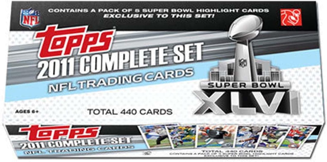 NFL 2011 Topps Super Bowl 46 Factory Set