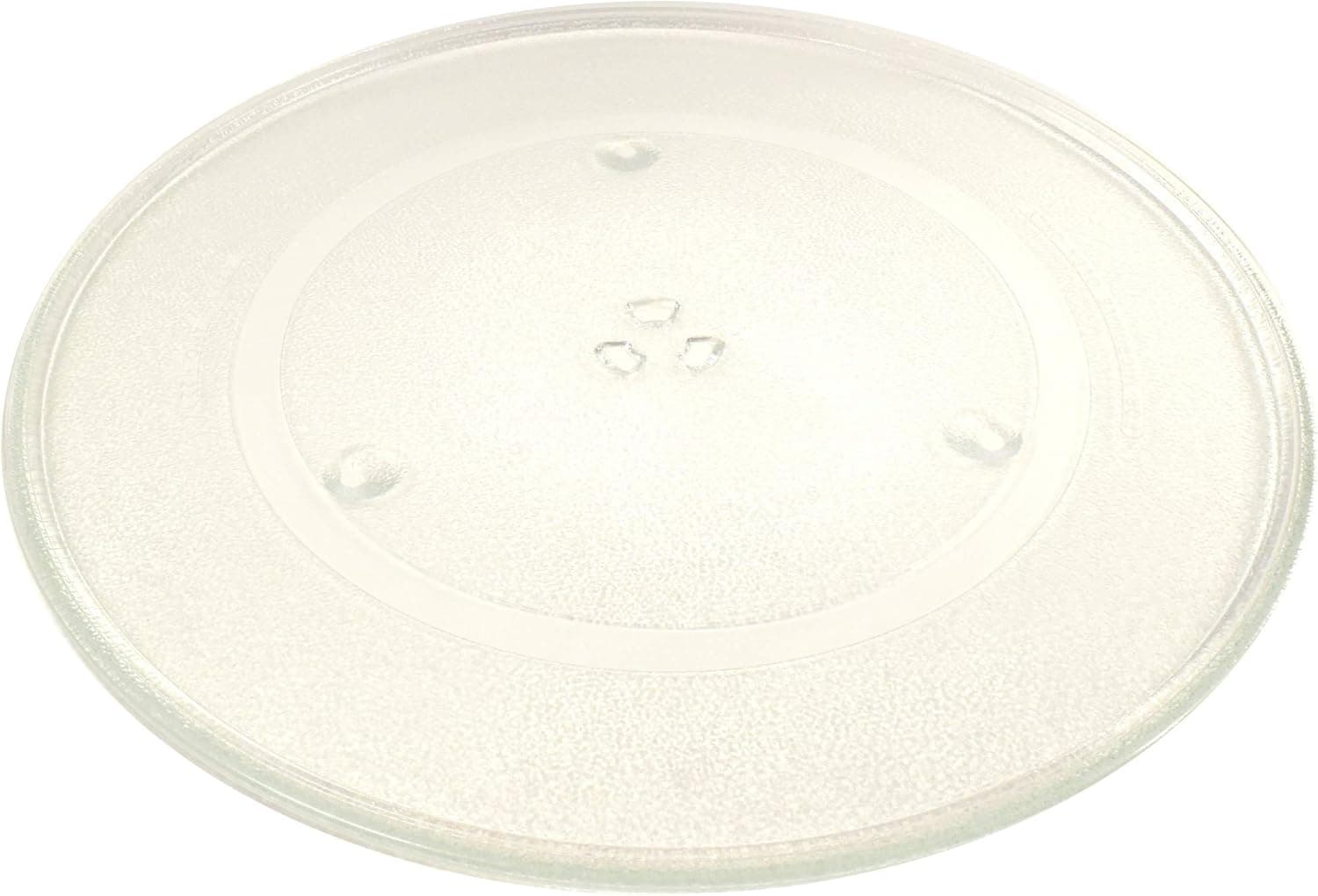 HQRP 16 1/2" Glass Turntable Tray Compatible with GE WB48X29704 PES7227SL1SS PEB7227SL1SS Microwave Oven Cooking Plate 16.5-inch 420mm