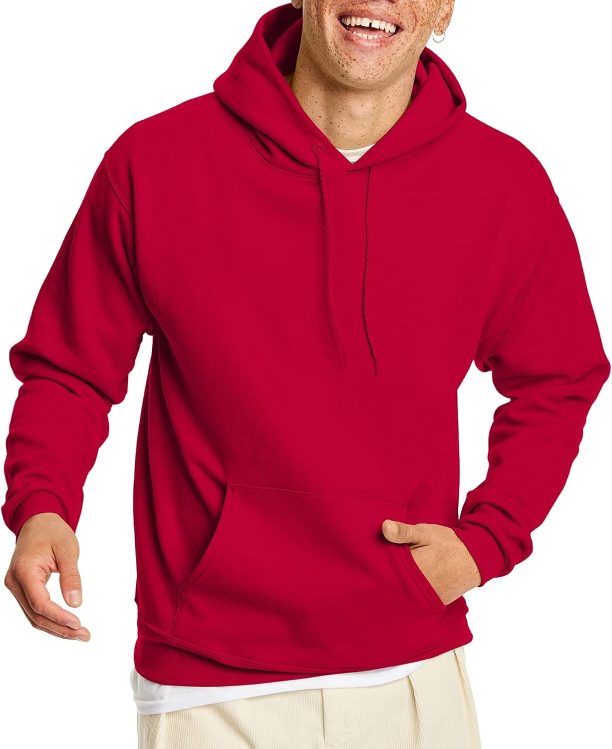 Hanes P170 Adult 7.8 oz. EcoSmart® 50/50 Pullover Hood