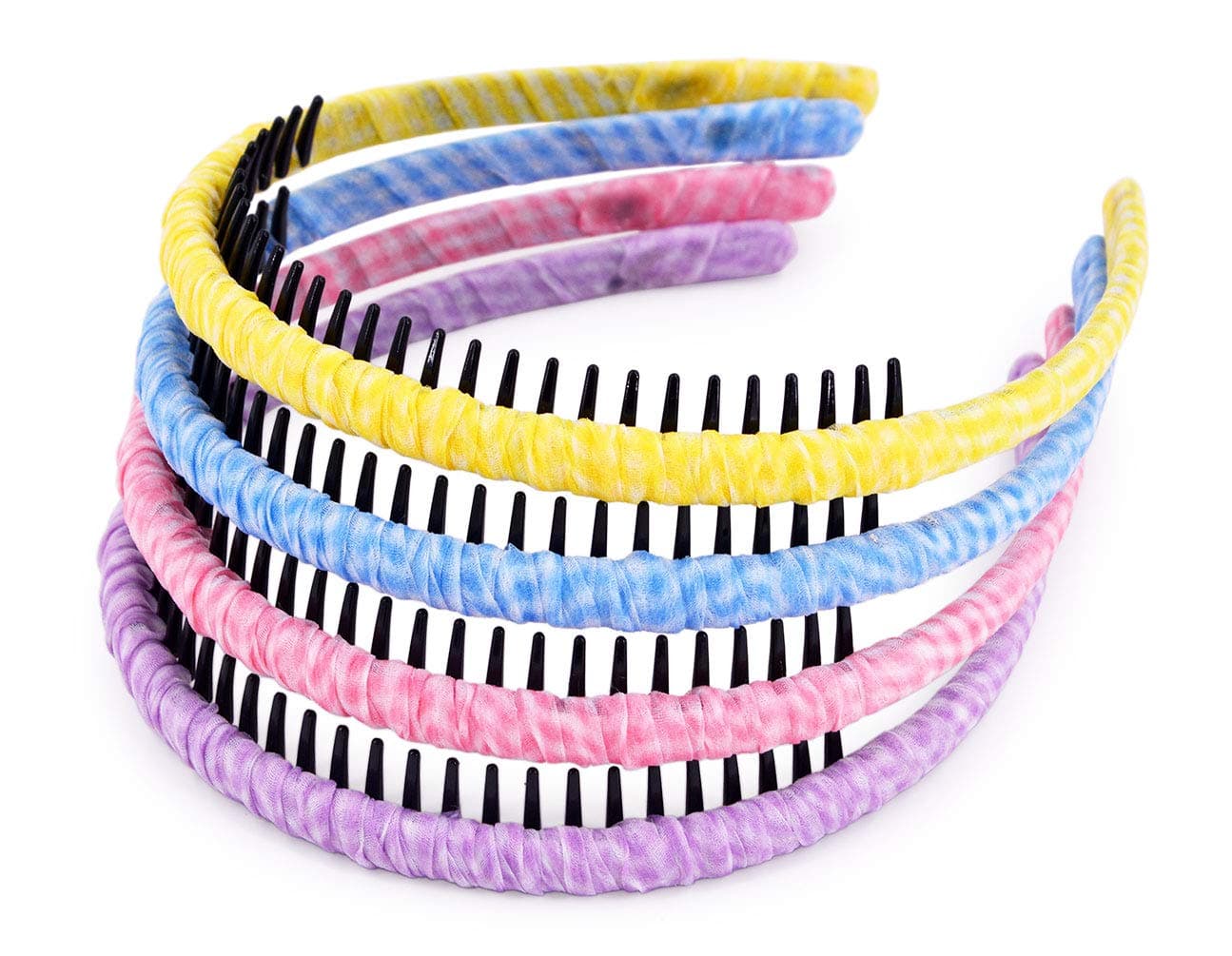 STHUAHE Women Girls Beauty Hairbands Multicolour Resin Teeth Comb Hair Hoop Hairband Headband Hair Accessories by Beauty hair (4 Colors)