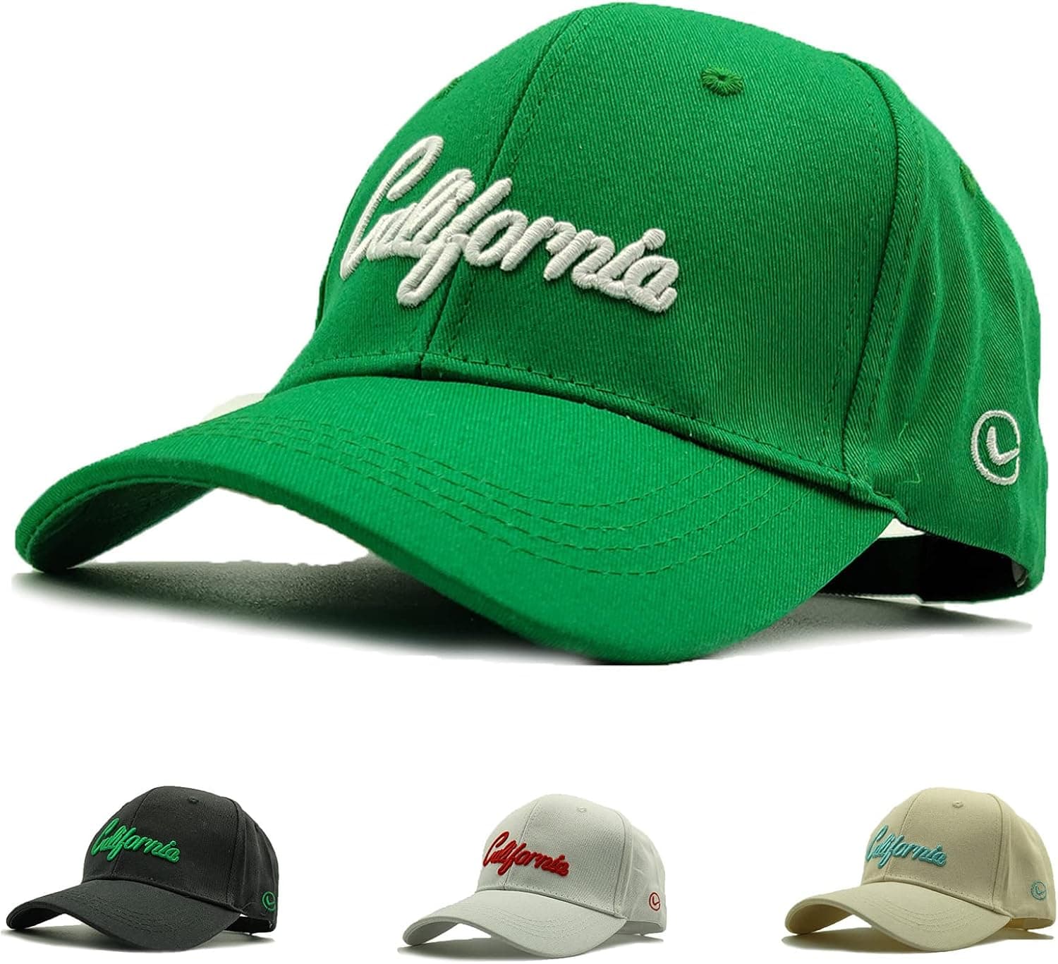 USA California Cotton Baseball Cap for Men Women Kids Adjustable Vintage Washed Trucker Hat Unisex Outdoor Classic Dad Hat