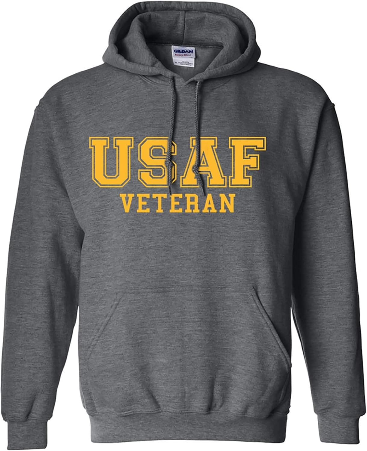 zerogravitee USAF Veteran GOLD logo Hooded Sweatshirt