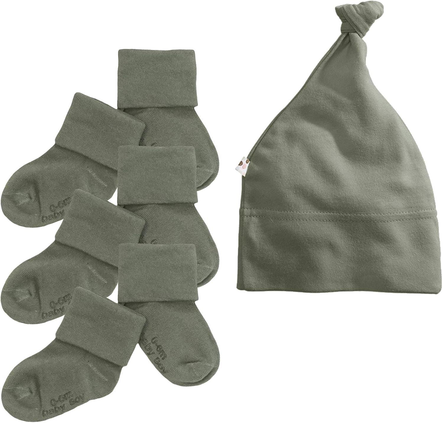 Babysoy Eco Beanie and Socks Set