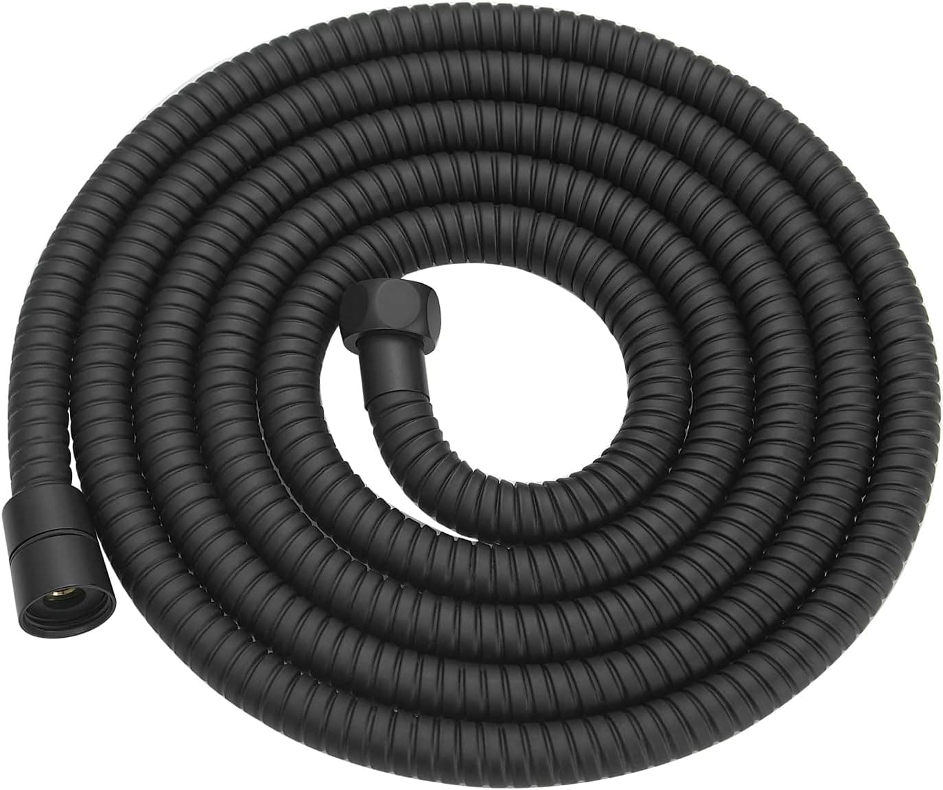 RUMOSE Shower Hose 98 inches Shower Head Hose Shower Head Extension Hose Extra Long Stainless Steel Shower Hose Attachment Flexible Handheld Shower Sprayer Hose, Matte Black