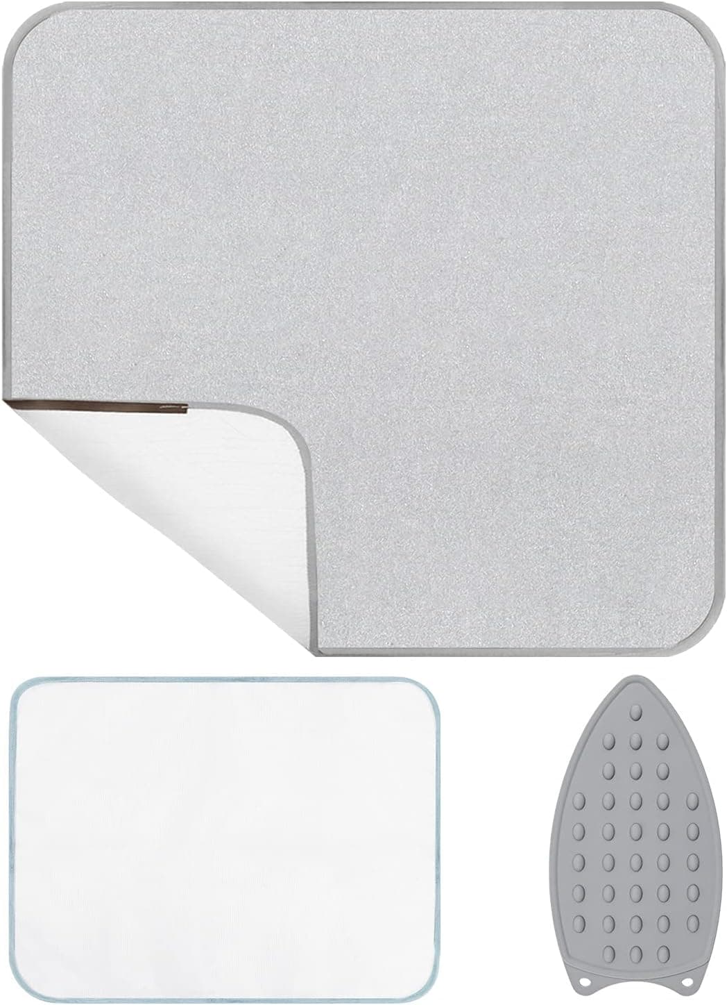 Refrze Magnetic Ironing Mat, Ironing Pad for Table Top, Countertop, Washer, Dryer, Thickened Heat Resistant Ironing Blanket 28 X 31 Inch
