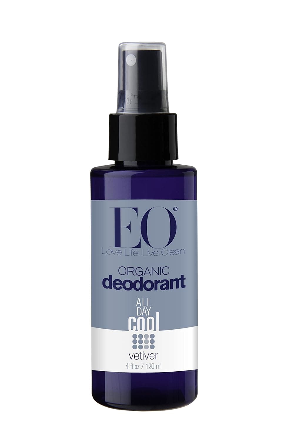 EO Products Deodorant Spray, Vetiver - 4 oz