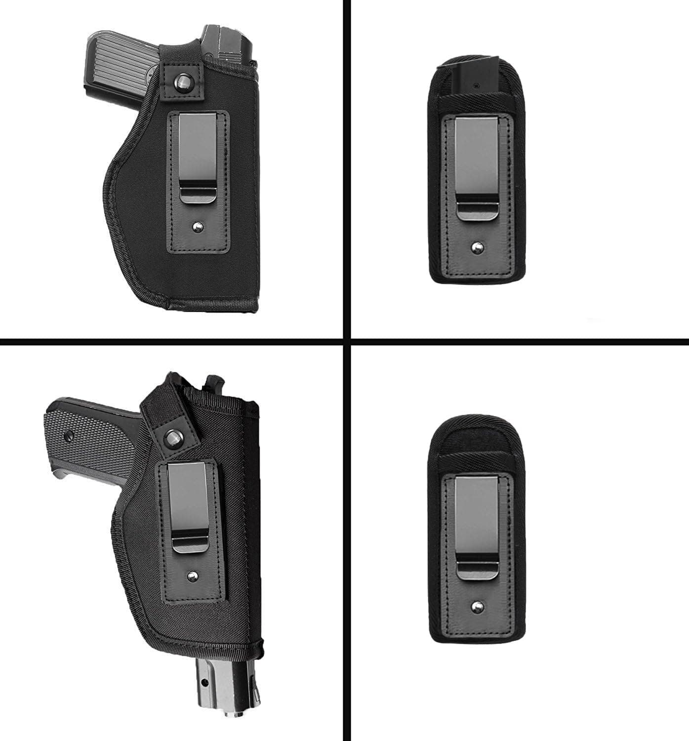 MATE Universal IWB Holster for Concealed Carry | Inside The Waistband | Fits All Firearms S&W M&P Shield 9/40 1911 Taurus PT111 G2 Sig Sauer Glock 19 17 27 43 (Right-Handed)