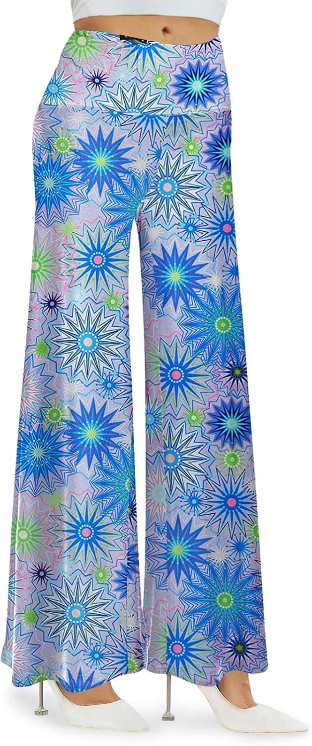 Arolina Women's Stretchy Wide Leg Palazzo Lounge Pants Casual Comfy High Waist Palazzo Pants