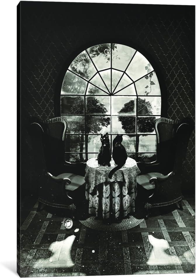 iCanvasART 1-Piece Room Skull Bw Canvas Print by Ali Gulec, 1.5 by 12 by 18-Inch