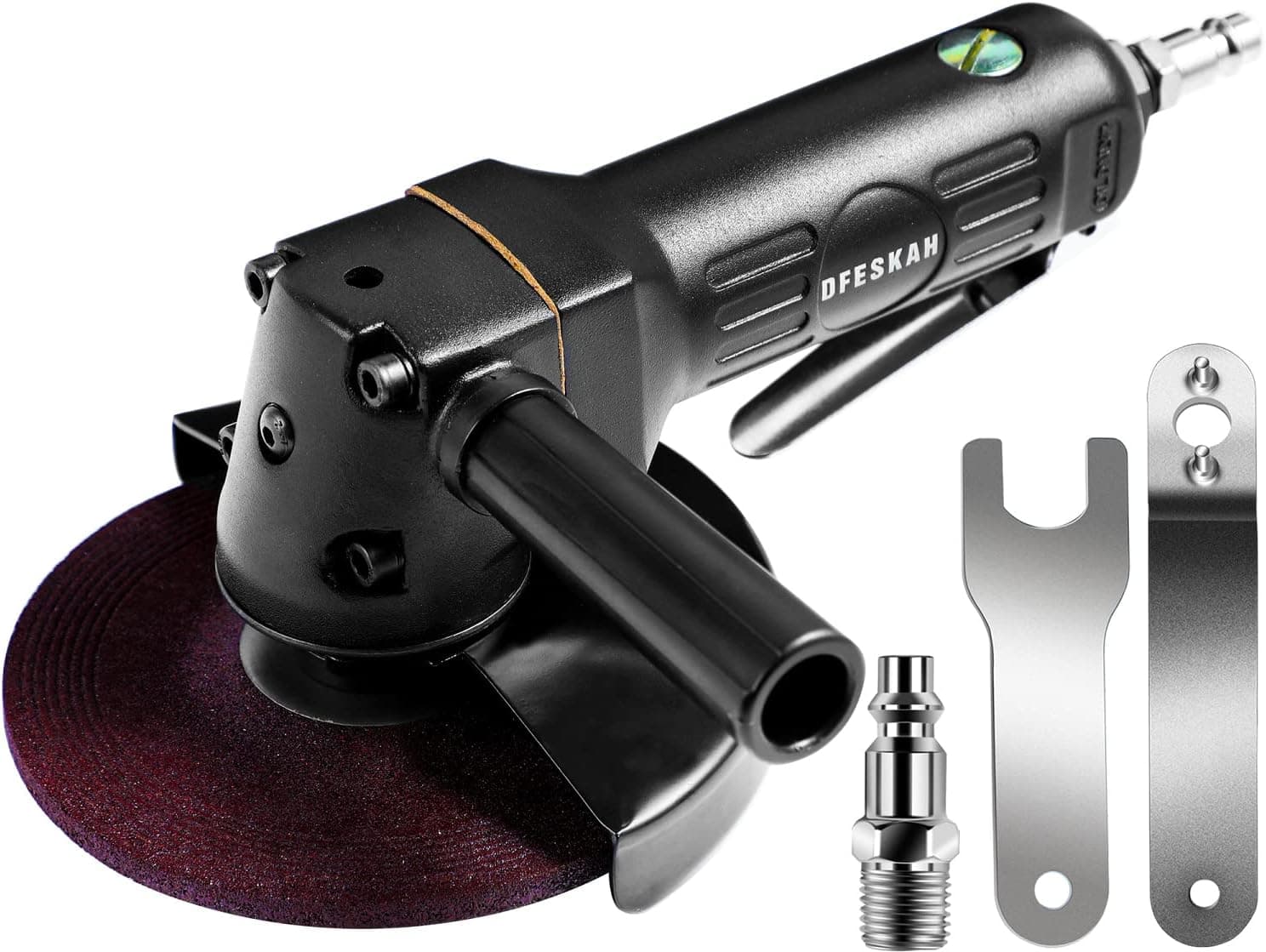 DFESKAH 4-Inch Air Angle Grinder, Pneumatic Angle Grinder