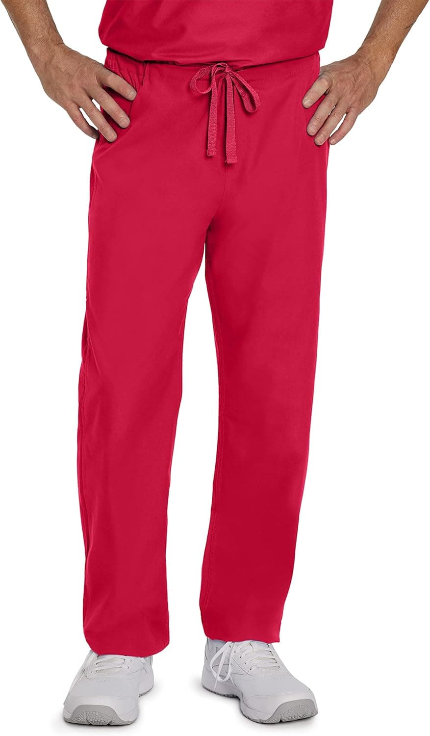 Landau Essentials Unisex Relaxed Fit 1-Pocket Drawstring Scrub Pants 7602