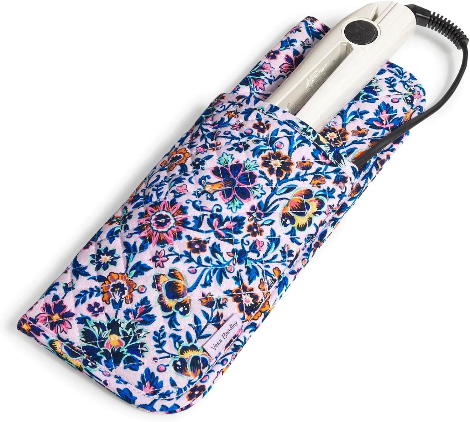 Vera Bradley Women's Cotton Heat Resistant Curling & Flat Iron Holder Case