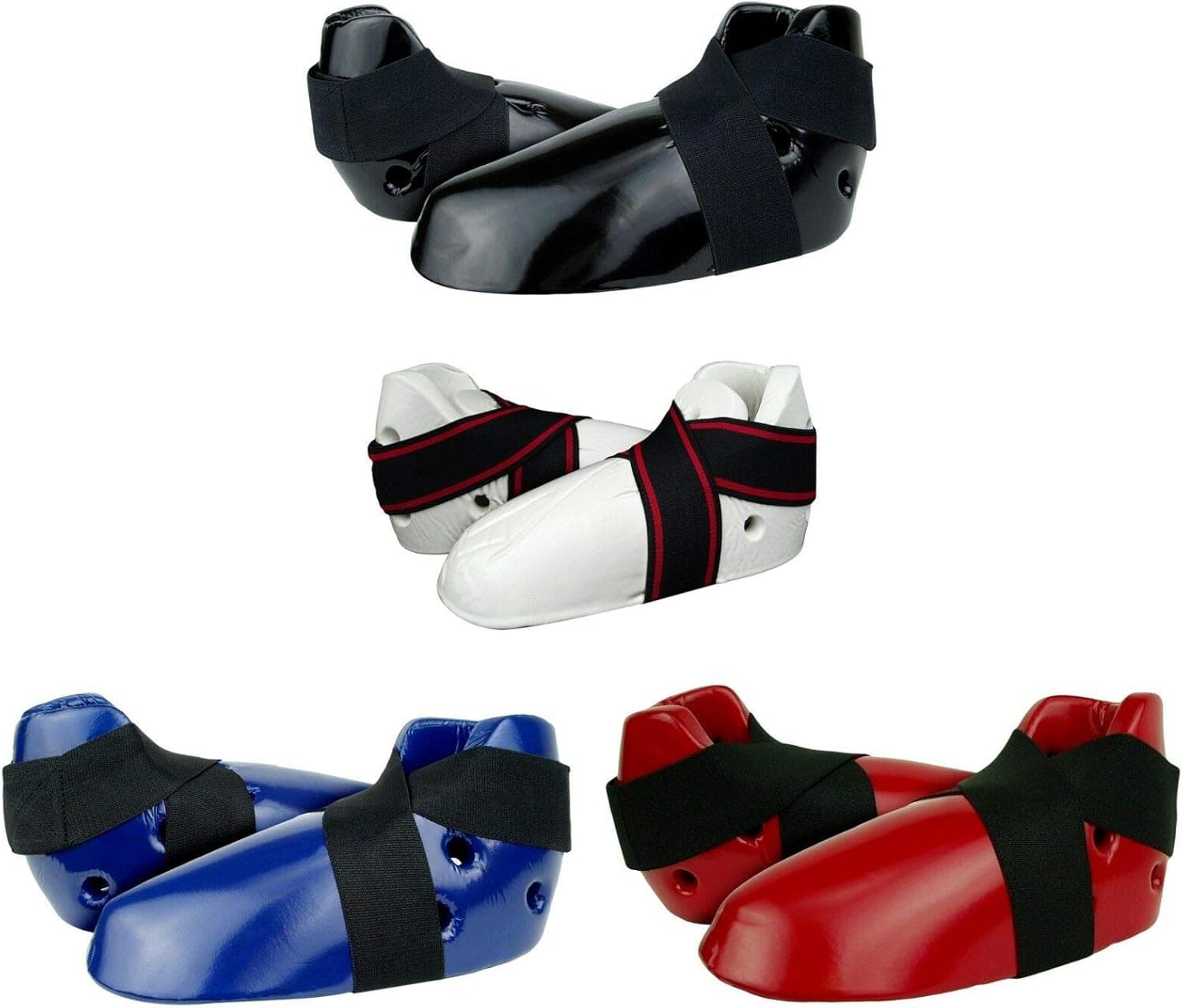 Dipped Foam Sparring Kick Foot Protectors Karate Taekwondo Kickboxing MMA Foam Foot Protectors