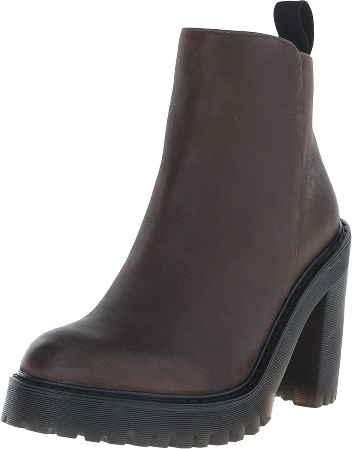 Dr. Martens - Womens Magdalena Ankle Zip Boot, Size: 10 B(M) US / 8 F(M) UK, Color: Dark Brown