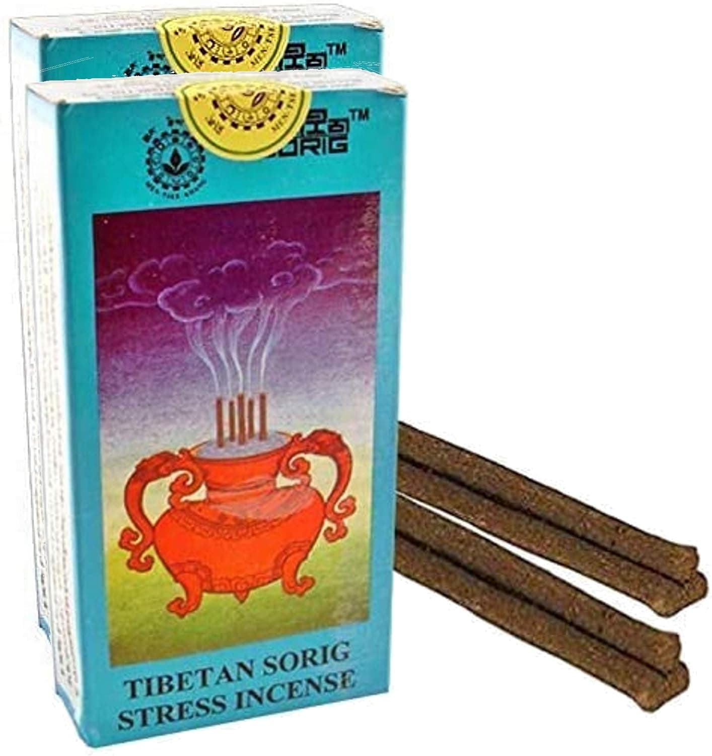 Sorig Hand Rolled Tibetan Healing Incense 2 Pack