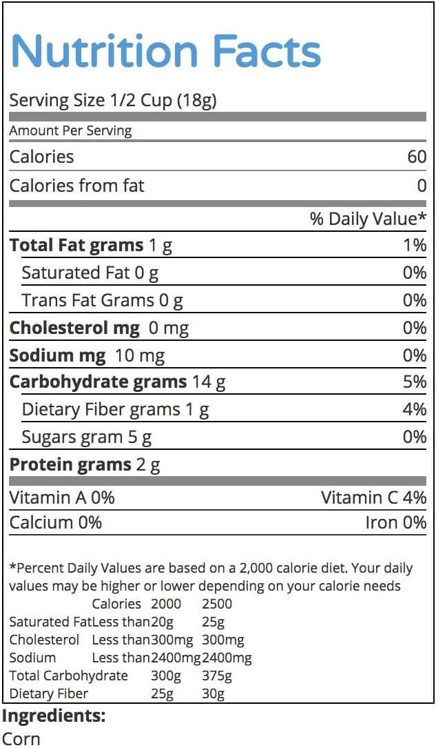 Thrive LIfe: Freeze-Dried Sweet Corn - Pantry Can Size