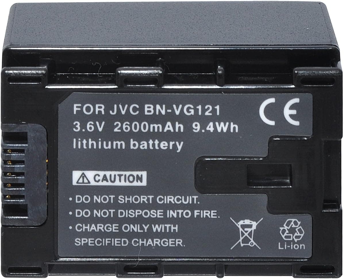 Xit XTVG121 Lithium Replacement Battery for JVC VG121, E/EX/GX Series Camcorders (Black)