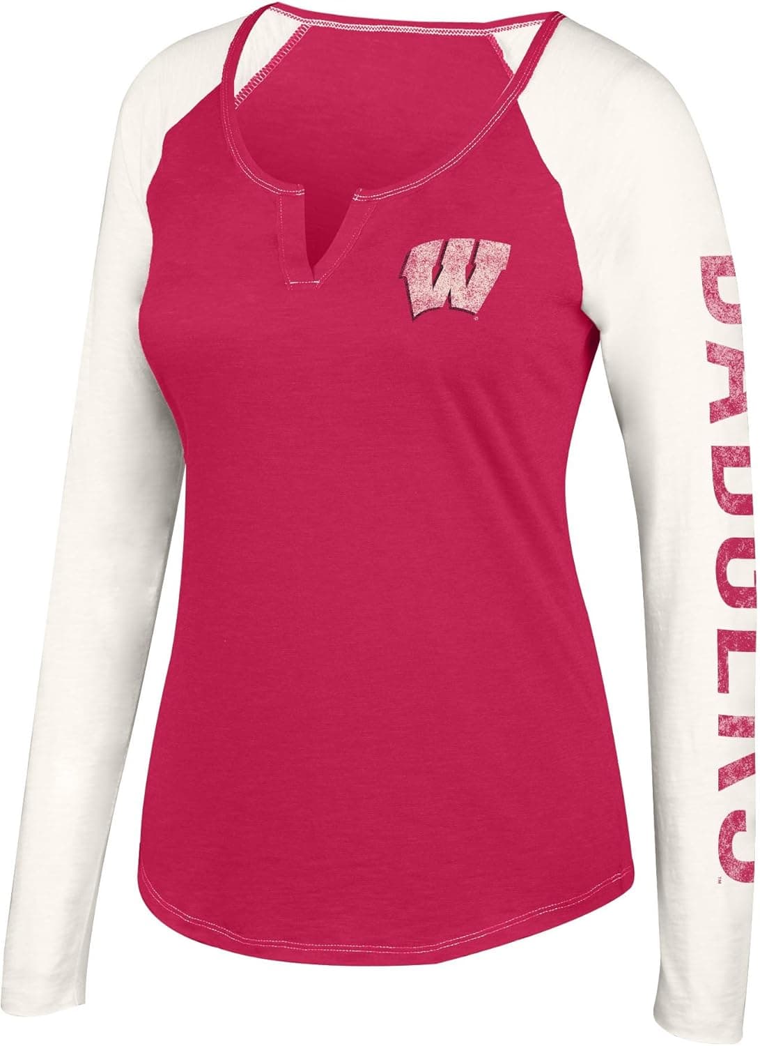 J. America NCAA Womens NCAA Women's Notch Neck Long Sleeve Tee