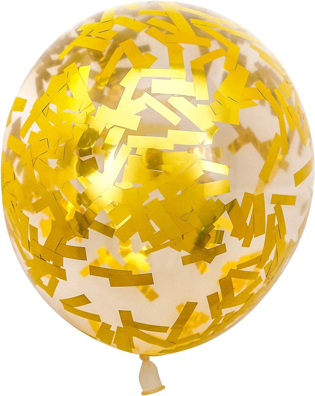 PartyWoo Gold Balloons 20 pcs 12 Inch Gold Confetti Balloons, Party Balloons, Birthday Balloons for Baby Shower, Birthday Party Decorations, Gender Reveal