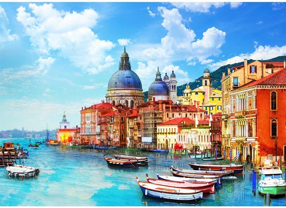 Jigsaw Puzzles for Adults 1000 Piece Puzzle for Adults 1000 Pieces Puzzle 1000 Pieces-Venice Grand Canal