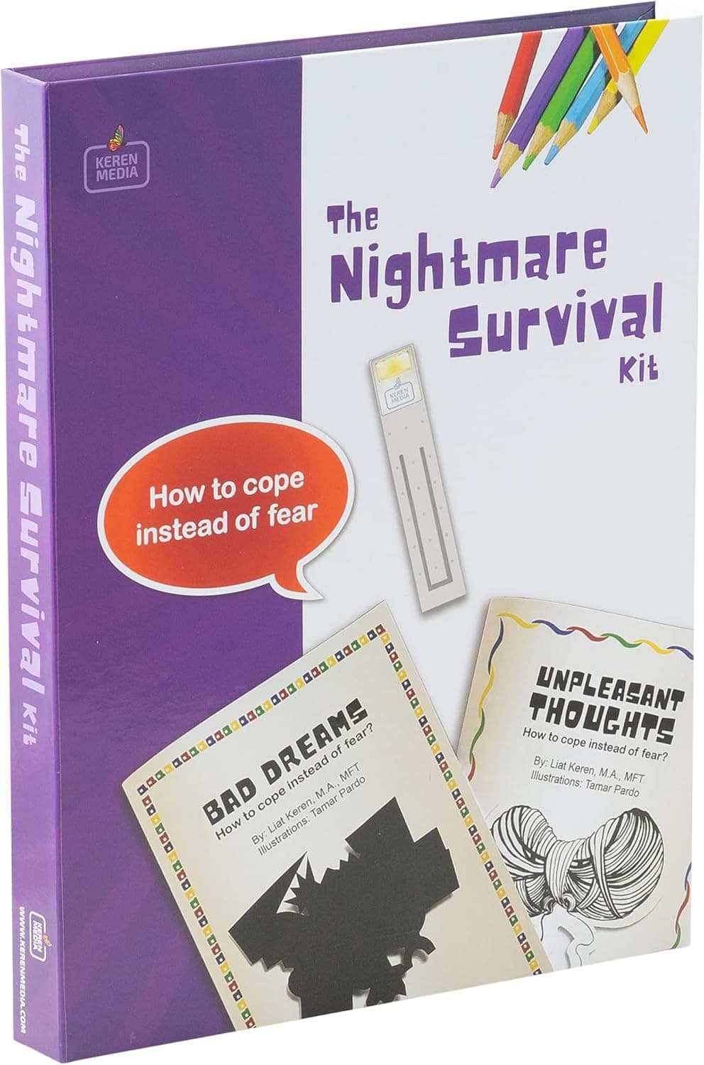The Nightmare Survival Kit -Anxiety Workbook for Kids&Teens to Help Deal with Phobia, Bad Dreams, Unpleasant Thoughts -Anxiety Books for Kids -Create Coping Skills for Kids, Stop Worry and Reduce Fear