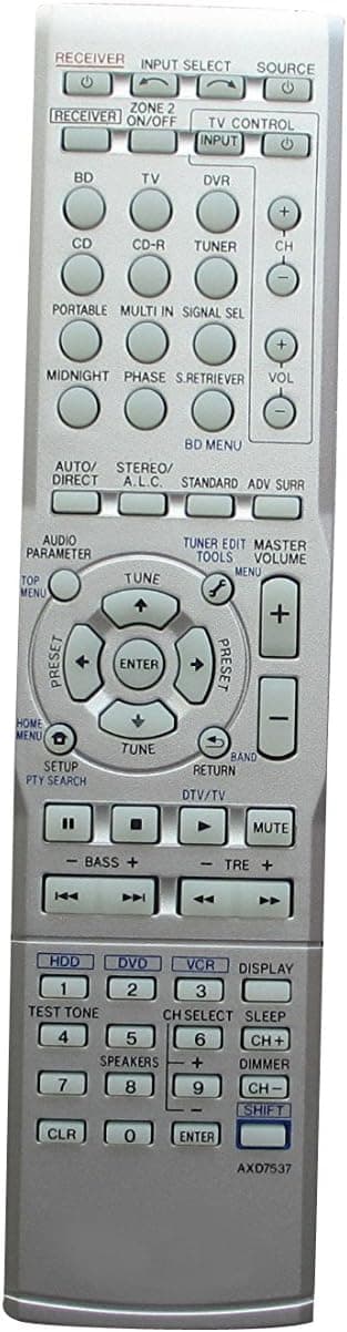 HCDZ Replacement Remote Control for Pioneer AXD7662 8300766200010IL XXD3089 7.1 Channel Home Theater AV A/V Receiver System