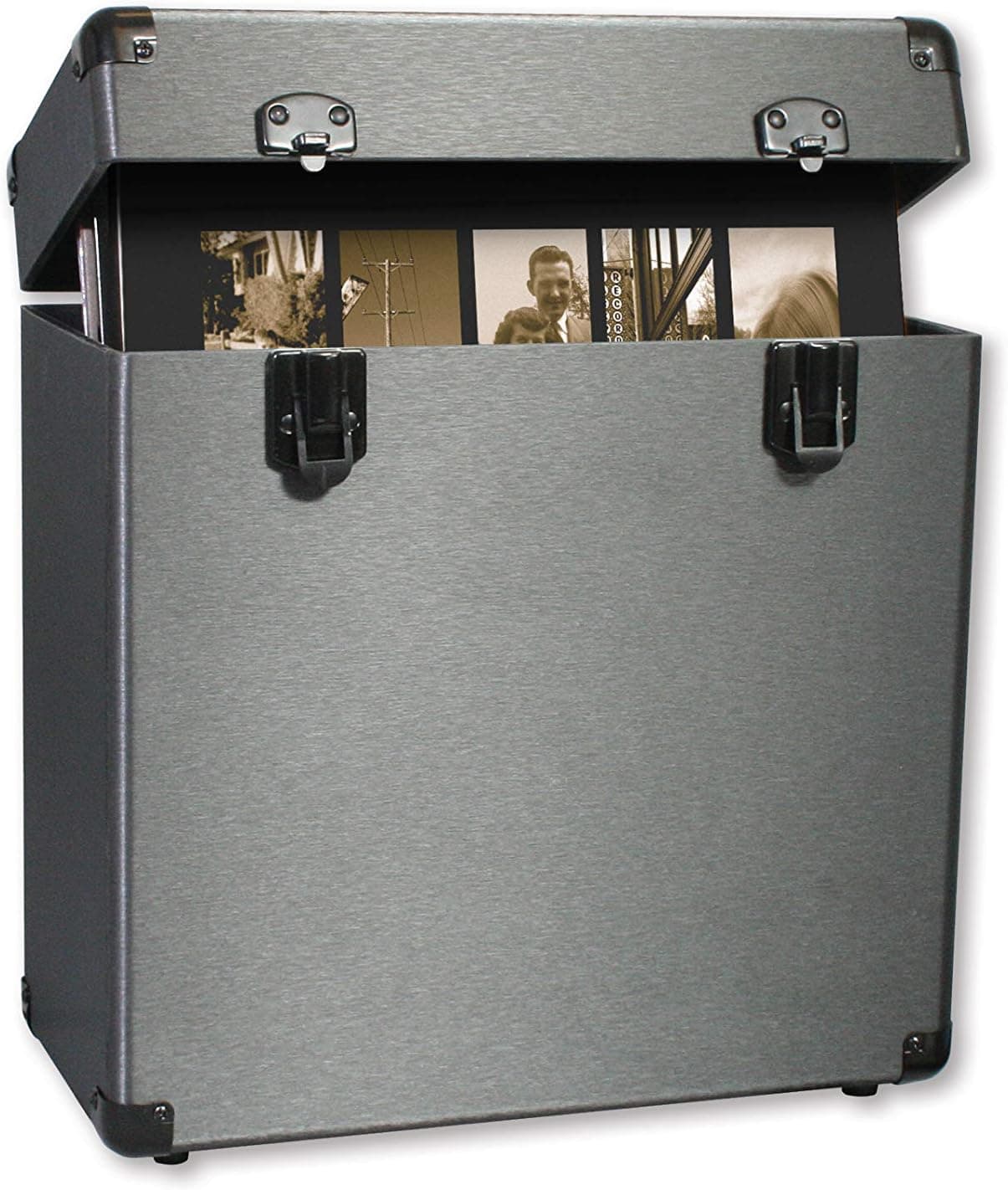 Vinyl Styl Groove 12 Inch Vinyl Record Travel Carrying Case (Graphite)