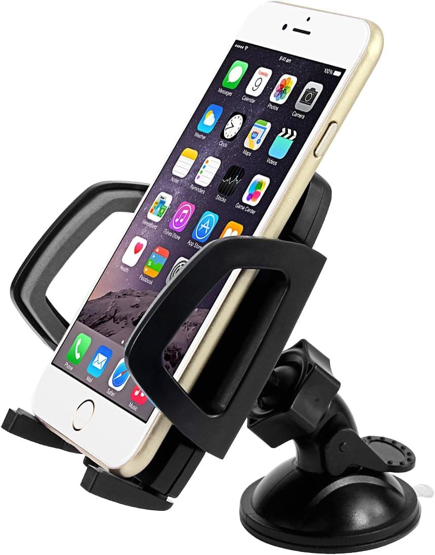 Moon Monkey Heavy-duty Universal Car Mount Holder for Cellphone, Mp3 Player, Iphone, Ipod Touch, Blackberry, Droid, GPS Garmin, Tomtom, Magellan Universal Cd Slot Mount for Cell Phones and GPS Devices (for phone)