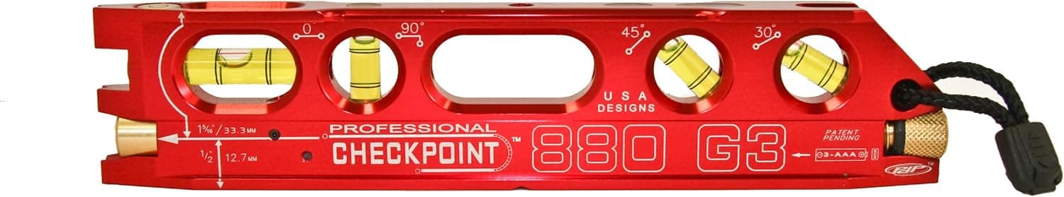 CHECKPOINT 880 G3 Laser Torpedo Level, Red