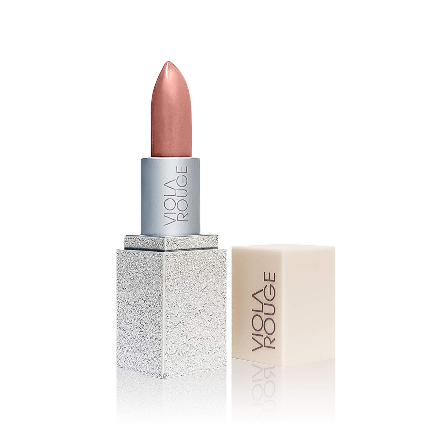 Viola Rouge River Sand Natural Light Brown Satin Finish Cruelty Free Lipstick
